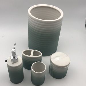 Ugg Fluff Ombre Ceramic Bath Accessory 6 Piece Set